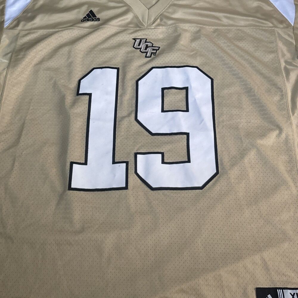 Vintage UCF Jersey Size Men’s XL Adidas Central Florida Knights Football Gold - Picture 2 of 9